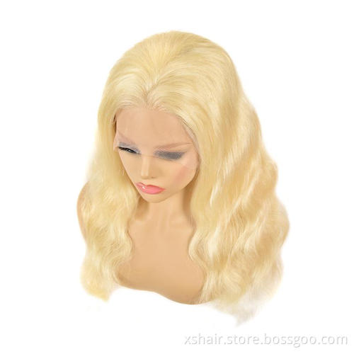 Best Vendors Blonde 613 Ombre Human Hair Lace Front Wig Preplucked Human Hair Wig Body Wave 13x4 Human Hair Wigs